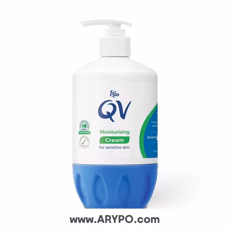 کرم پوست های حساس کیو وی