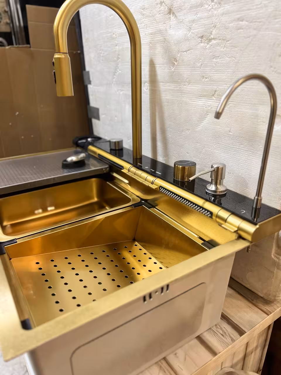 سینک هفت کلید طلایی برند بلانکو