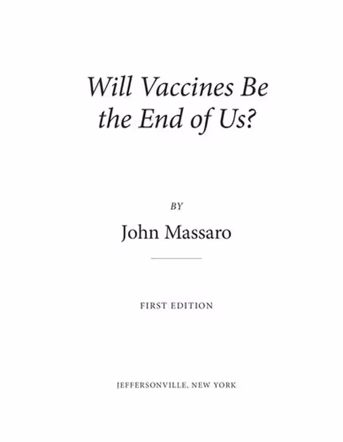 خرید و دانلود نسخه کامل کتاب Will Vaccines Be The End Of Us?
