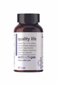 قرص مولتی کلاژن Quality Life - بسته 90 عددی