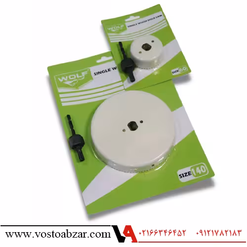 گردبر چوب تکی سفید ولف سایز 35