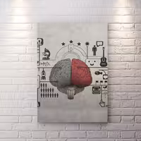 تابلو شاسی طرح مفهومی روانشناسی BAs-8533