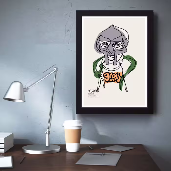 تابلو مدل مینیمال MF DOOM کد S3012-b