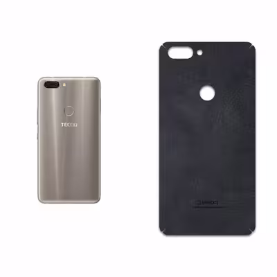 برچسب پوششی ماهوت مدل Graphite Buffalo Leather مناسب برای گوشی موبایل تکنو Phantom 8