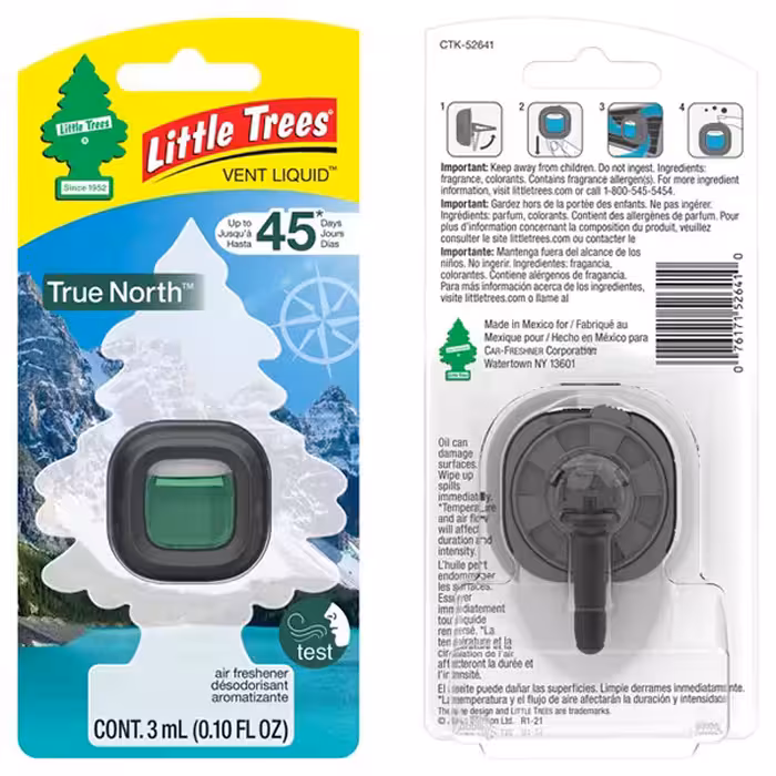 خوشبوکننده خودرو لیتل تریس مدل VENTLIQUID کد True Notth