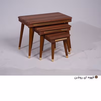 میز جلومبلی مدل آلتین مجموعه 4 عددی