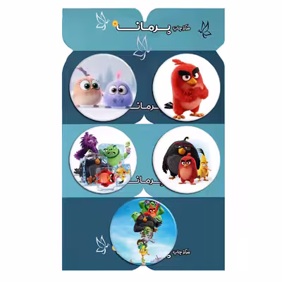 پیکسل پرمانه طرح انگری برد کد pmg.5110 مجموعه 5 عددی 