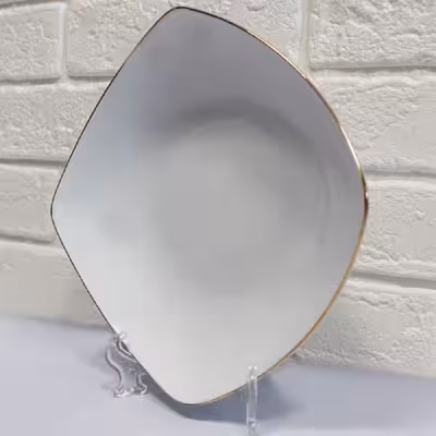 بشقاب خورش خوری لورین مدل گود 21 خط سناتور بسته 6 عددی