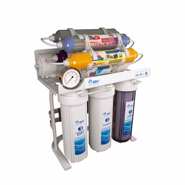 دستگاه تصفیه آب اس اس وی مدل SuperTec 2W X1000 به همراه شیر دوکاره