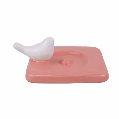 جاعودی سرامیکی طرح پرنده مدل مربع