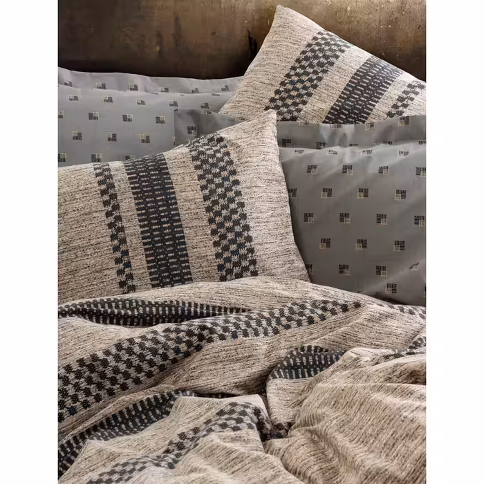 سرویس روتختی کاتن باکس مدل Toprak Arlo Kahve دو نفره 4 تکه