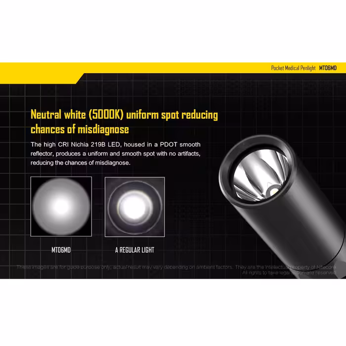 چراغ قوه پزشکی نایت کر مدل MT06MD
