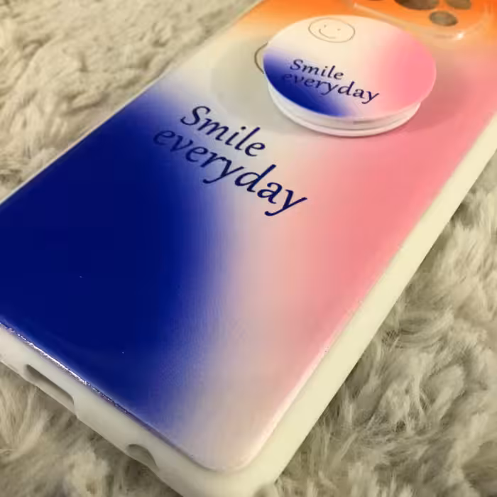 کاور طرح Smile Everyday کد S8933 مناسب برای گوشی موبایل شیائومی Poco X3 / Poco X3 NFC / Poco X3 Pro به همراه پایه نگهدارنده