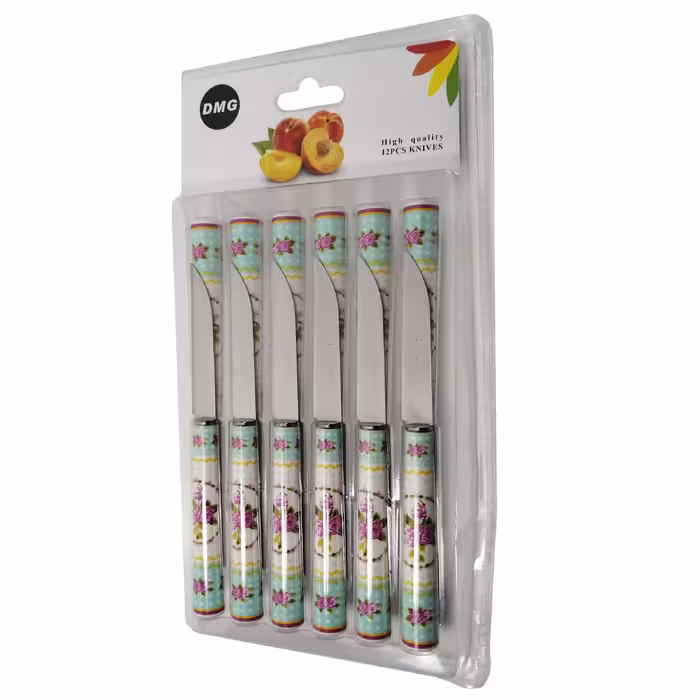 کارد میوه خوری دی ام جی مدل ROYAL-T بسته 12 عددی