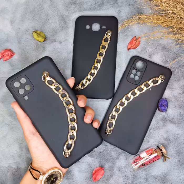 کاور طرح دستبندی مدل زنجیر طلایی مناسب برای گوشی موبایل آنر 8S