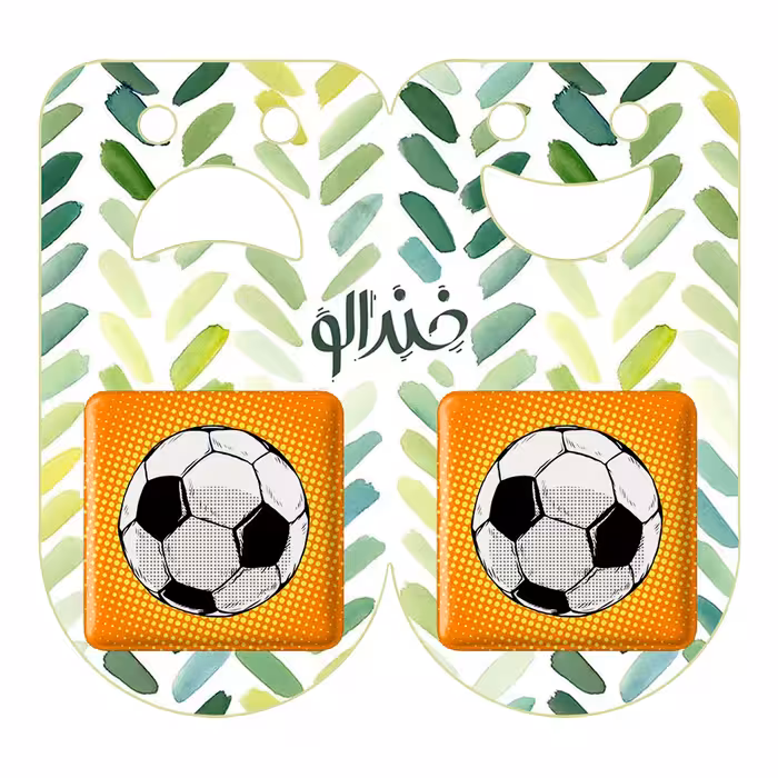 پیکسل خندالو مدل فوتبال کد 10020 به همراه مگنت