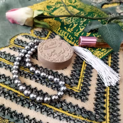 تسبیح سلین کالا مدل حدید کد tas33n8had