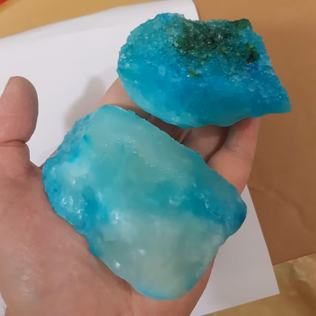 سنگ نمک دکوری مدل اقیانوس کد E5K46 بسته 2 عددی