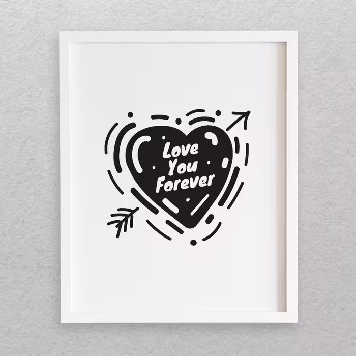 تابلو مدل نوشته انگلیسی طرح LOVE کد 321