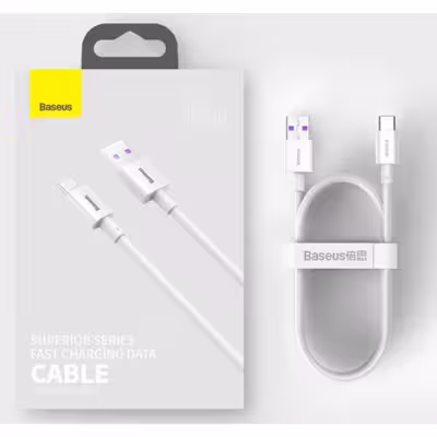 کابل USB به USB-C باسئوس مدل (CATYS-A02 (6A 66W طول 2 متر