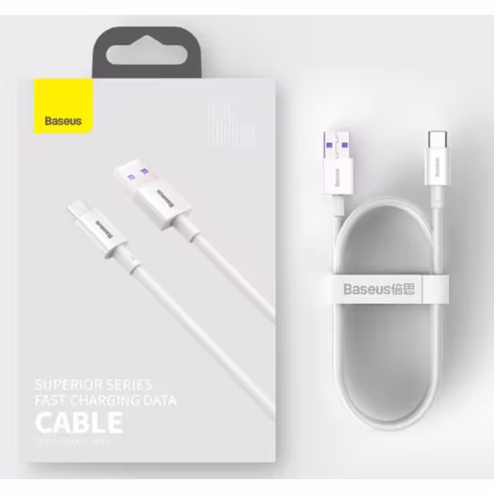 کابل USB به USB-C باسئوس مدل (CATYS-A02 (6A 66W طول 2 متر