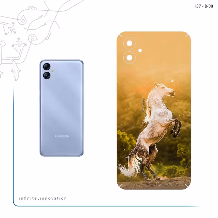 برچسب پوششی ماهوت مدل Horse_2 مناسب برای گوشی موبایل سامسونگ A04e