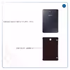 برچسب پوششی ماهوت مدل Dark-Brown-Leather مناسب برای تبلت سامسونگ Galaxy Tab S2 8.0 2015 T715