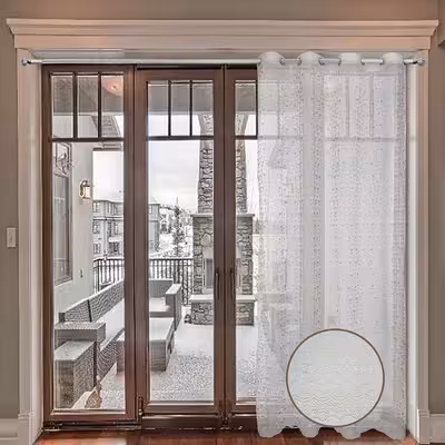 پرده نوین دکور سیاناو مدل شکوفه سایز 280 × 140 سانتی متر