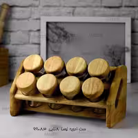 ست جا ادویه چوبی لوما 8 تایی آماتیس کد 99083