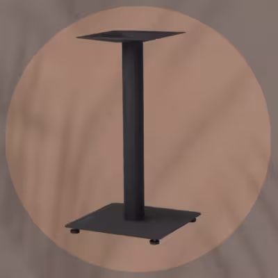 پایه میز مشکی دوبل ptta-125