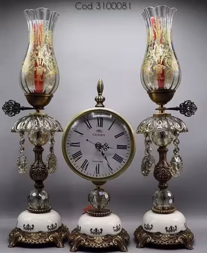 شمعدانی و ساعت کد A0017  3100081