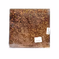 شیشه تیفانی  قهوه ای تیره 20*20سانت