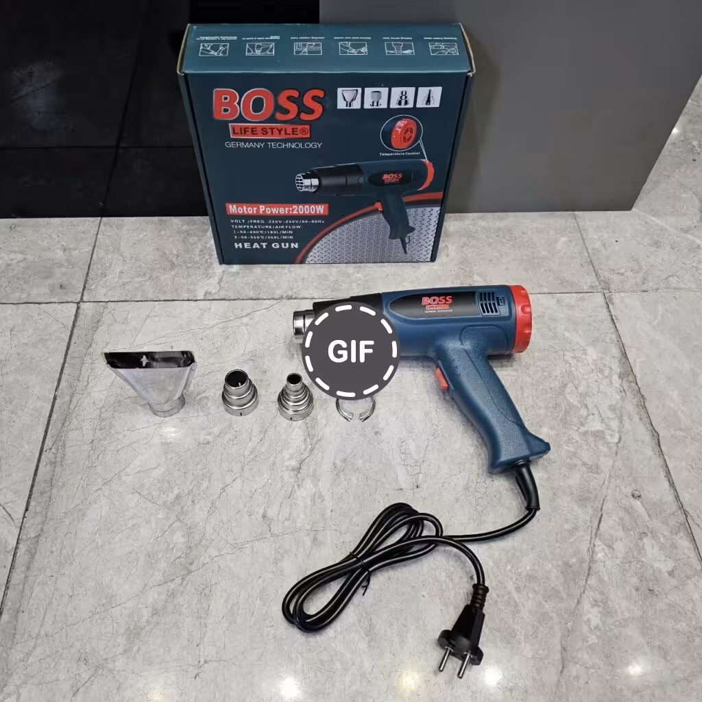سشوار صنعتی دیمردار جدید باس مدل Bs_Heat gun2