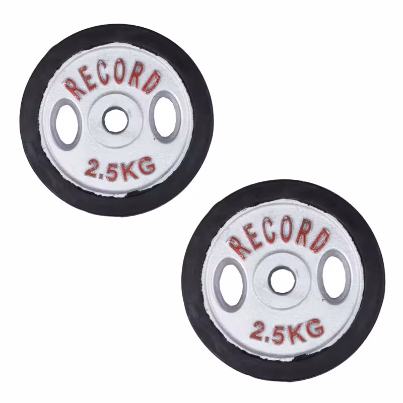 وزنه دمبل رکورد کد 1621 وزن 2.5 کیلوگرم بسته 2 عددی
