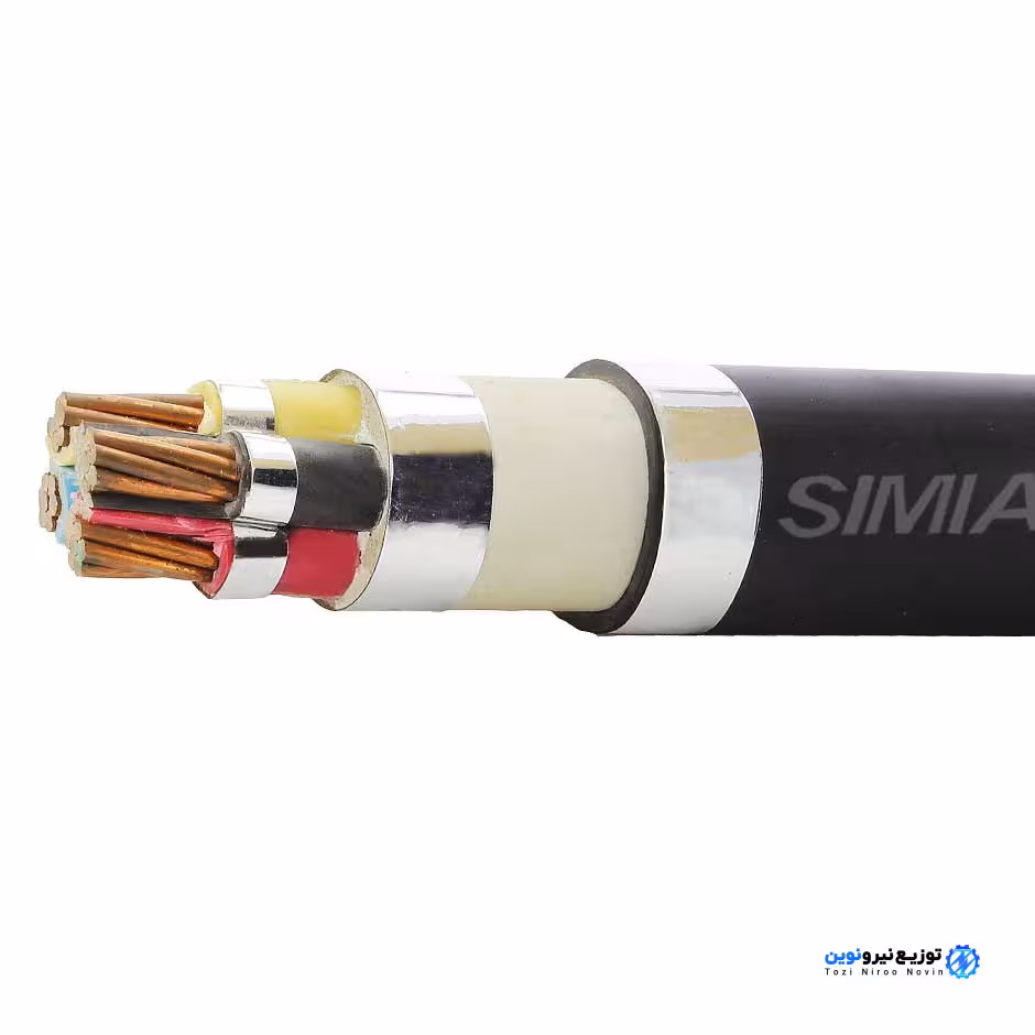 کابل مفتولی 4 در دو و نیم سیمیا (600/1000V) (NYY)