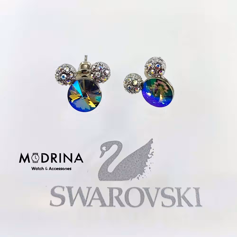گوشواره میکی موس سواروسکی Swarovski