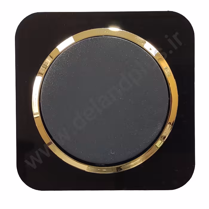 کلید تبدیل مدل آدا پلکسی مشکی زه طلایی (مکانیزم قاب زه طلایی)