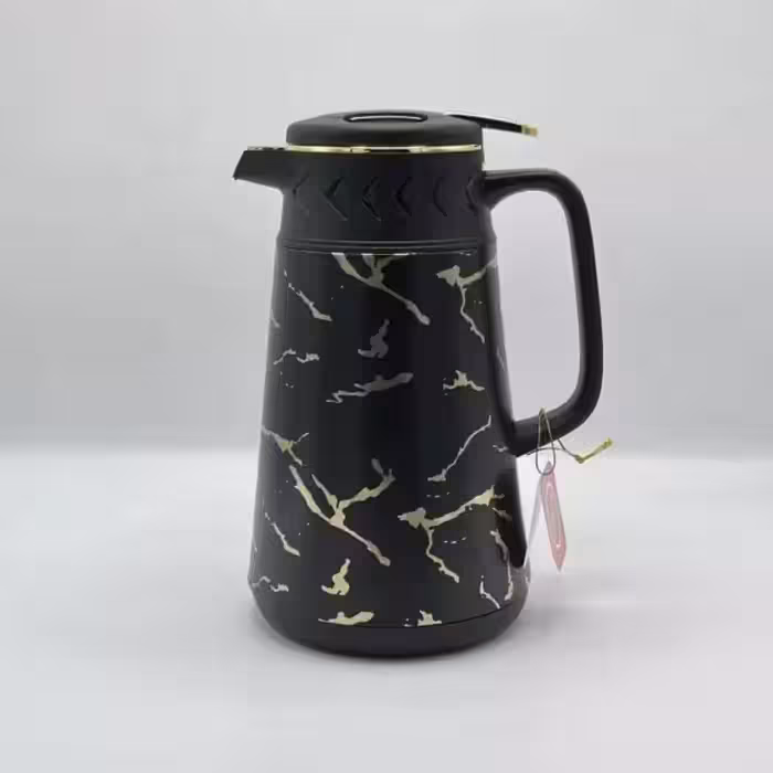 فلاسک چای 1 لیتر جرمکس مشکی 2418