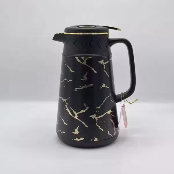 فلاسک چای 1 لیتر جرمکس مشکی 2418