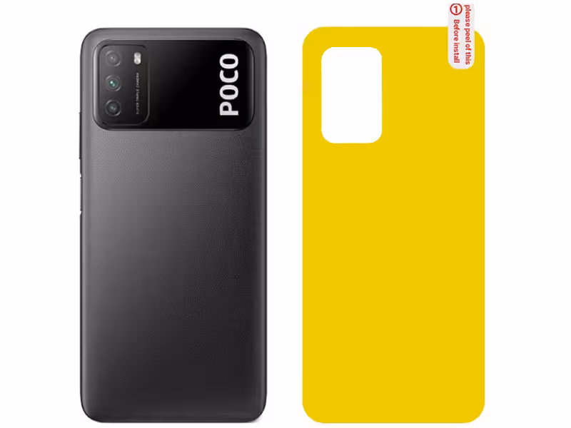 برچسب نانو پشت گوشی مناسب برای گوشی موبایل شیائومی Poco M3