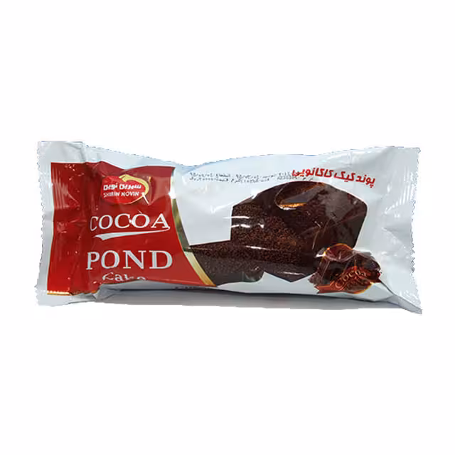 کیک کاکائویی پوند شیرین نوین 190 گرمی