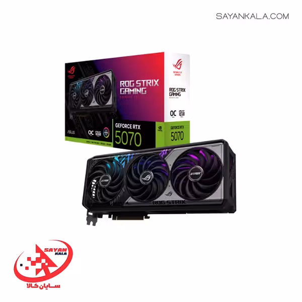 کارت گرافیک ایسوس مدل GRAPHIC CARD ASUS ROG STRIX GEFORCE RTX 5070 12GB OC