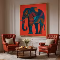 تابلو مدرن کاردست کدکالا 1847