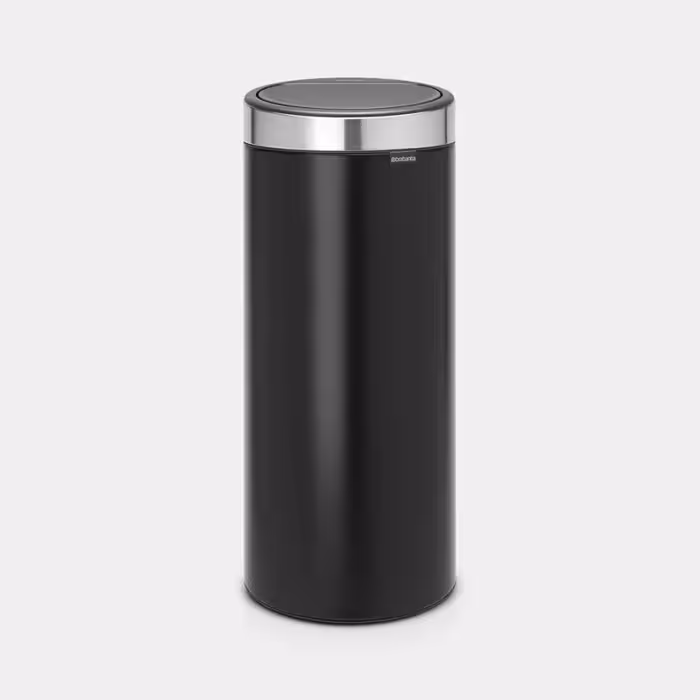 سطل زباله 30 لیتر مشکی مات برابانتیا | Brabantia TOUCH BIN NEW