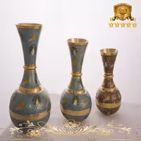 گلدان برنجی ته گرد کد 1108-1109-1110