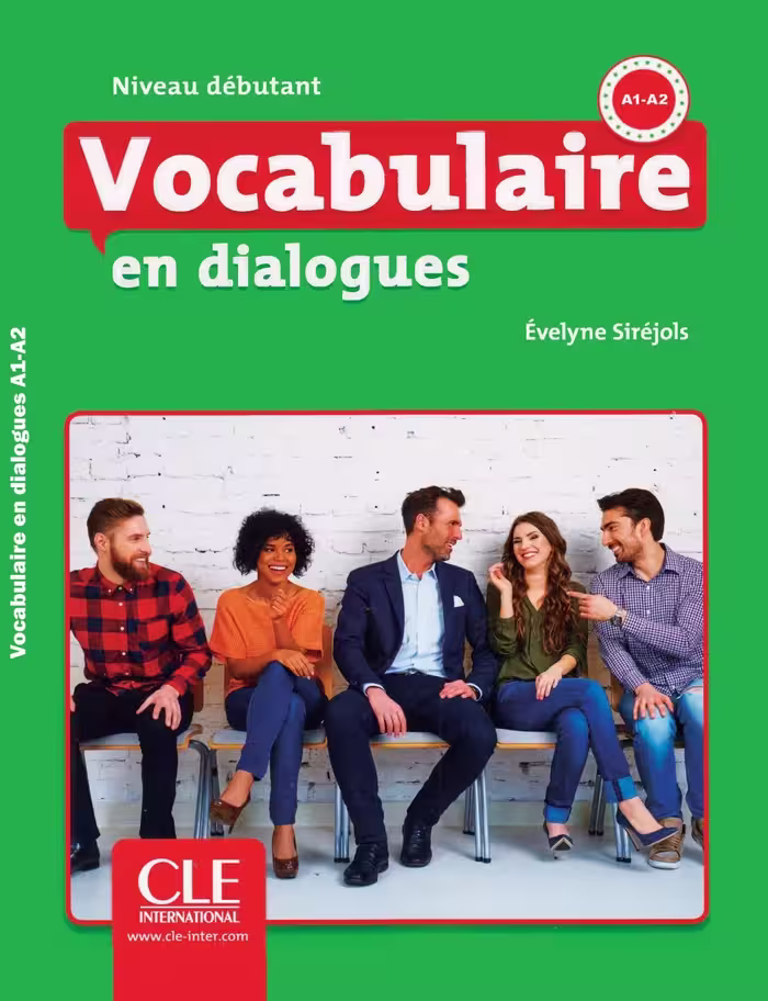 کتاب Vocabulaire en dialogues debutant ( چاپ رنگی ) وکب این دیالوگ دبوتان