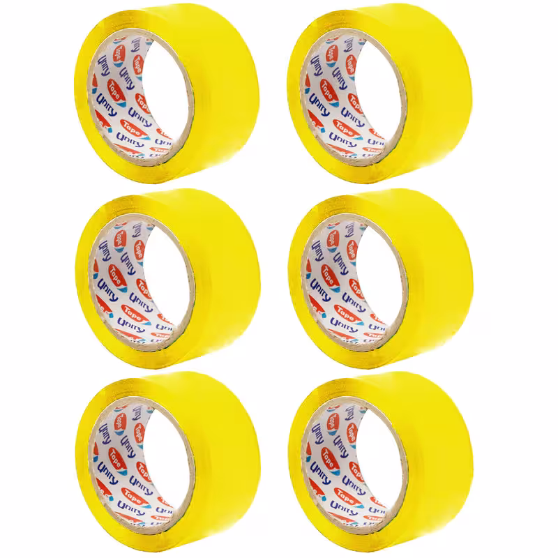 چسب پهن یونیتی مدل یونیلو عرض 5 سانتی متر بسته 6 عددی