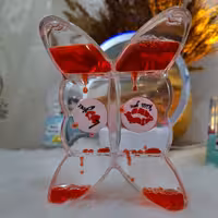 ساعت شنی (روغنی)  طرح پروانه کد T 22