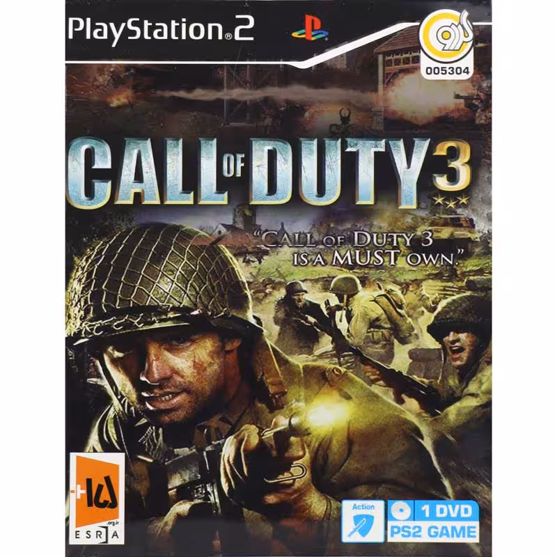 بازی پلی استیشن 2 Call Of Duty 3 PS2 گردو
