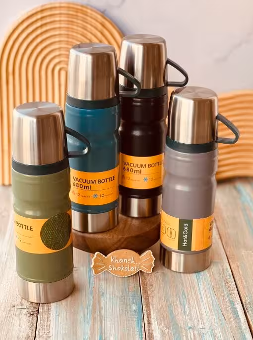 فلاسک طرح استنلی درب فنجونی